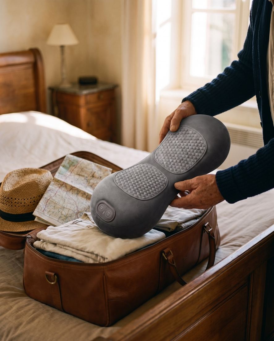 Fixleep Pro rangé dans un sac de voyage